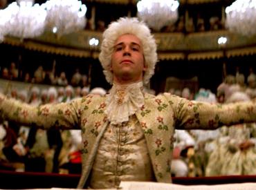 mozart spreidt de armen